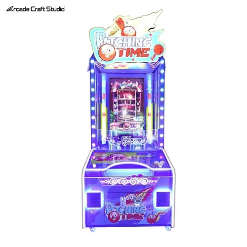 Pitching Time Ball Toss Arcade Game Redemption Game Machine