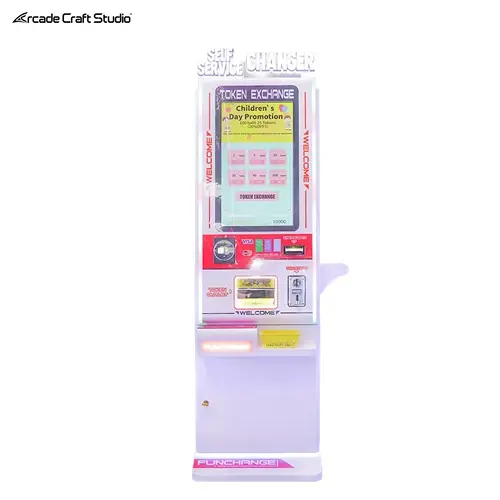 Touch Screen Token Exchange Vending Machine