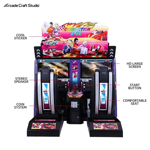 Coast Racer Twin Seat Racing Arcade Machine