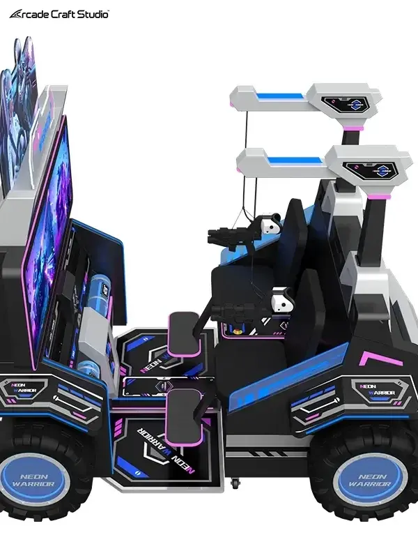 VR Neon Warrior Commercial 2 Players Gun Arcade Game