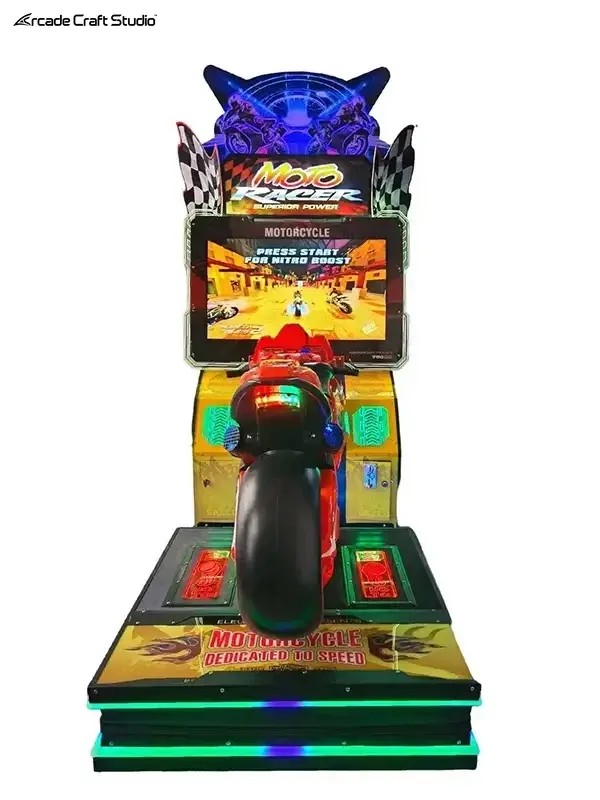 Moto Racer Coin Operated Motorcycle Arcade Game