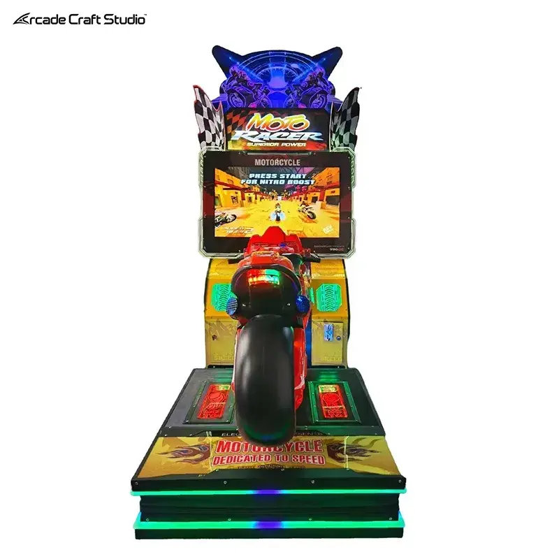 Moto Racer Coin Operated Motorcycle Arcade Game