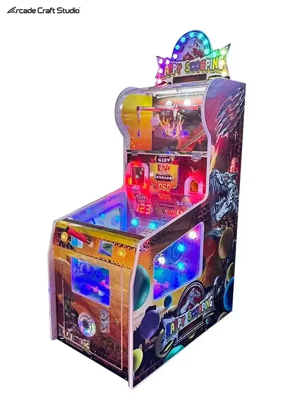 Happy Scooping Catching Ball Redemption Game Machine
