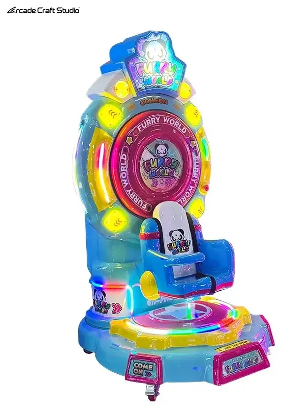 Furry World Coin Operated Ferris Wheel Kiddy Rides