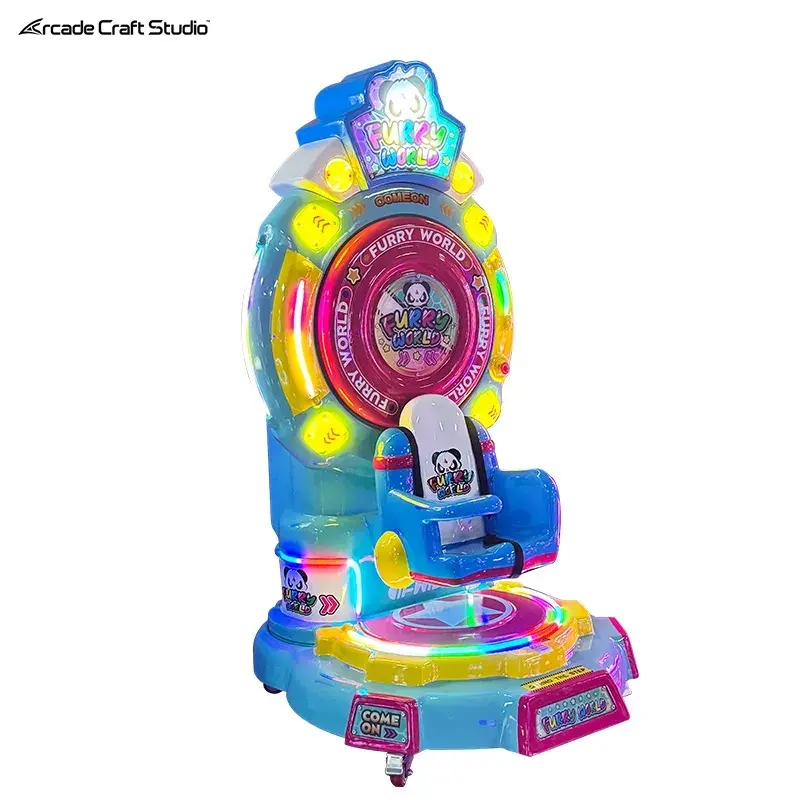 Furry World Coin Operated Ferris Wheel Kiddy Rides