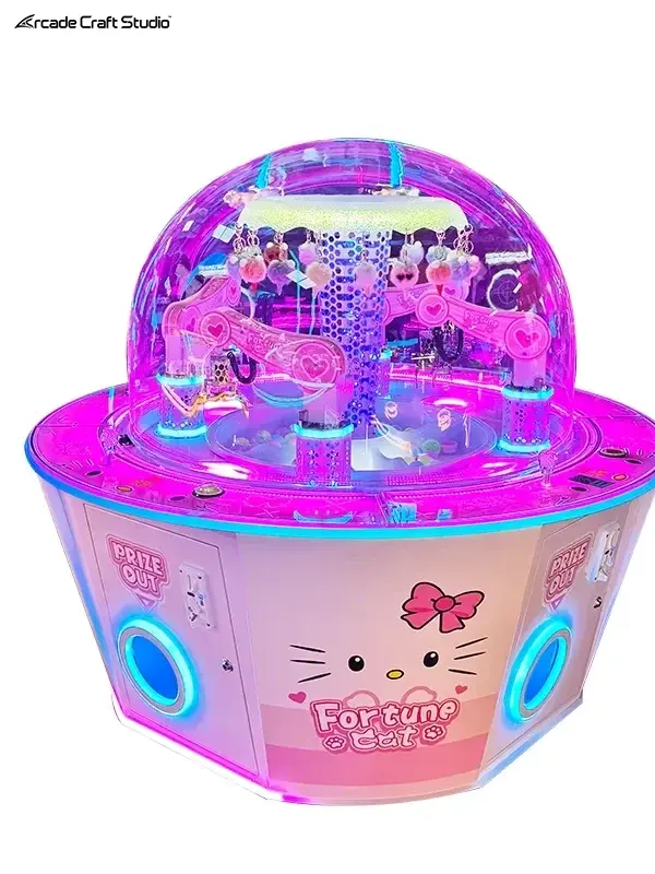 Fortune Cat 4 Players Prize Claw Machine