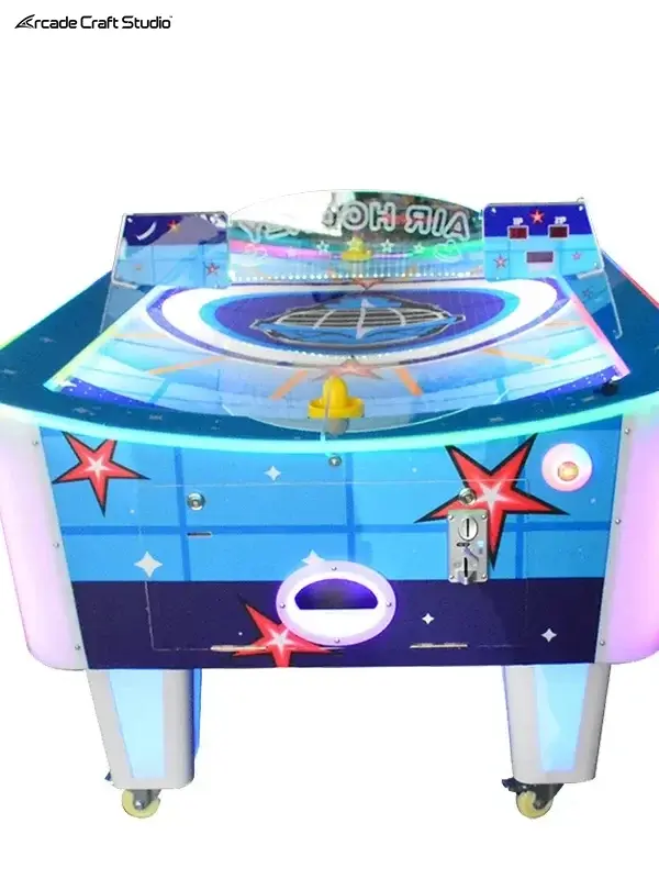 Commercial Curved Air Hockey Table Arcade Machine