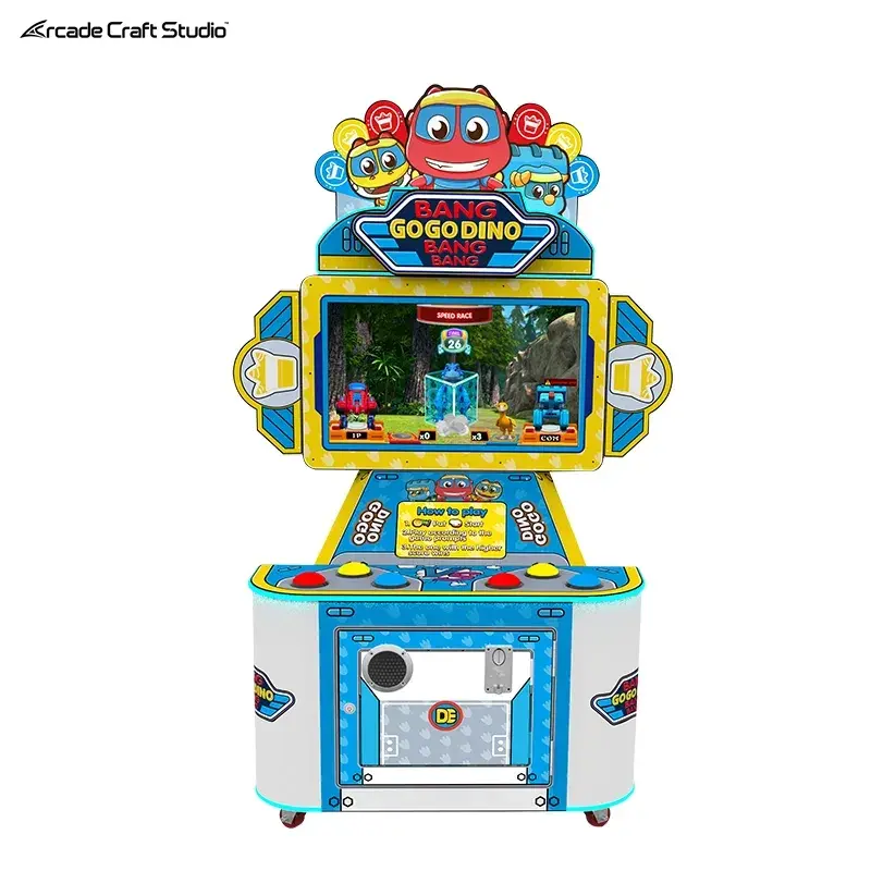Dino Quick Press Video Arcade Ticket Game