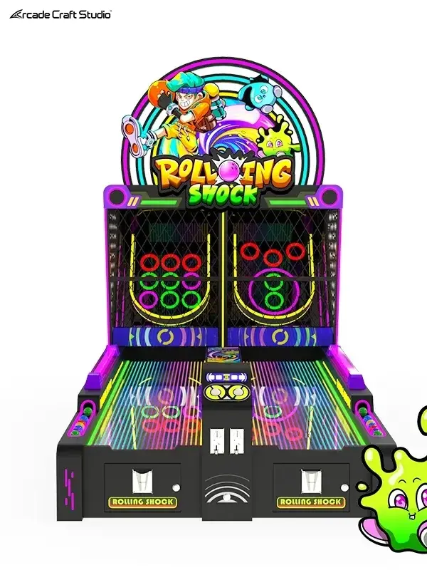 Rolling Shock 2 Players Skee Ball Arcade Machine