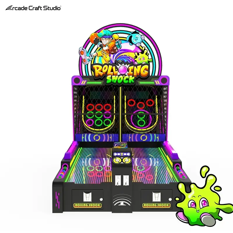 Rolling Shock 2 Players Skee Ball Arcade Machine