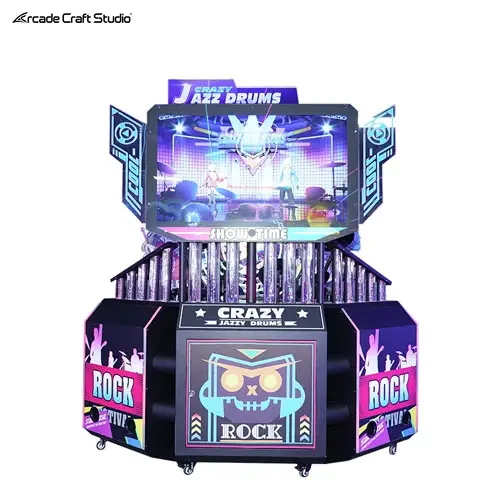 Crazy Jazz Drums Arcade Drum Machine Rhythm Game Arcade