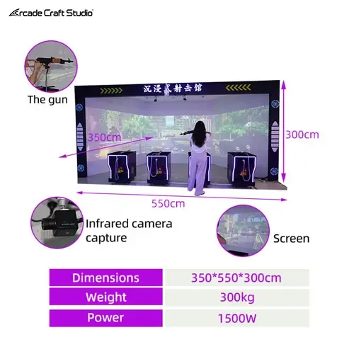 Multi-person Projection Interactive Shooting Simulator