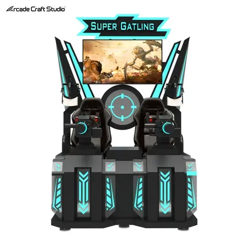 2 Players VR Super Gatling Virtual Reality Shooting Simulator