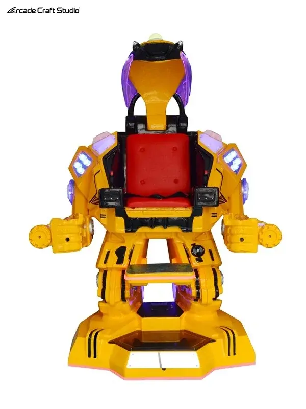 Outdoor Playground Armored Hero Robot Ride