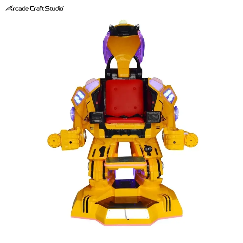 Outdoor Playground Armored Hero Robot Ride