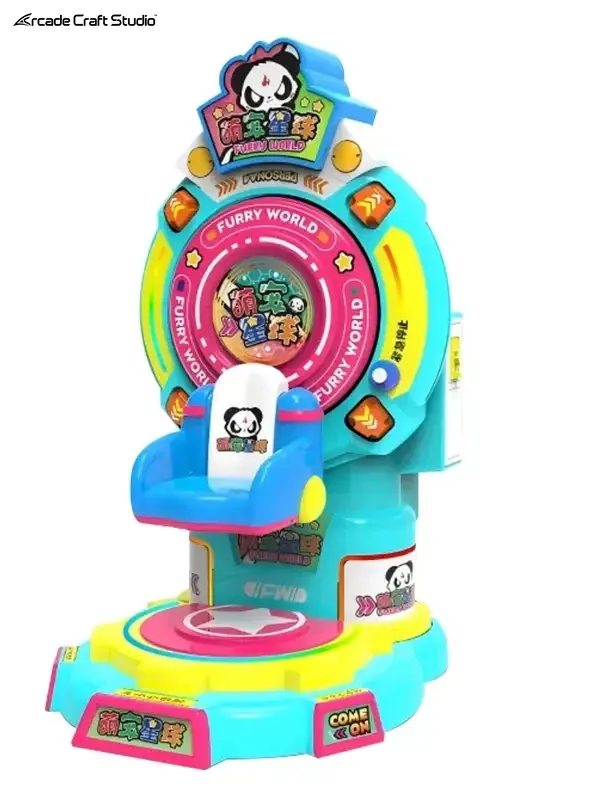 Furry World Coin Operated Ferris Wheel Kiddy Rides