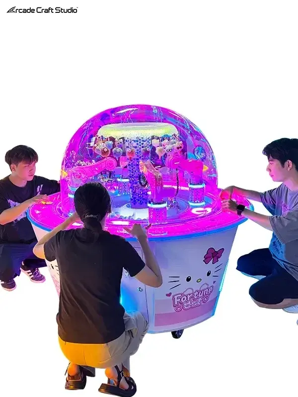 Fortune Cat 4 Players Prize Claw Machine