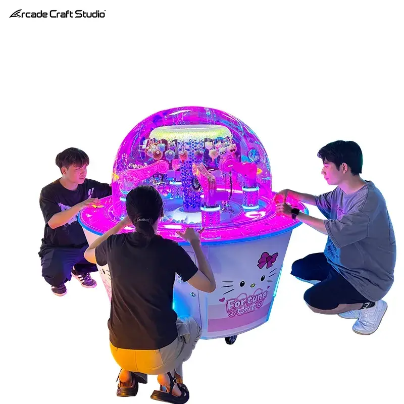 Fortune Cat 4 Players Prize Claw Machine