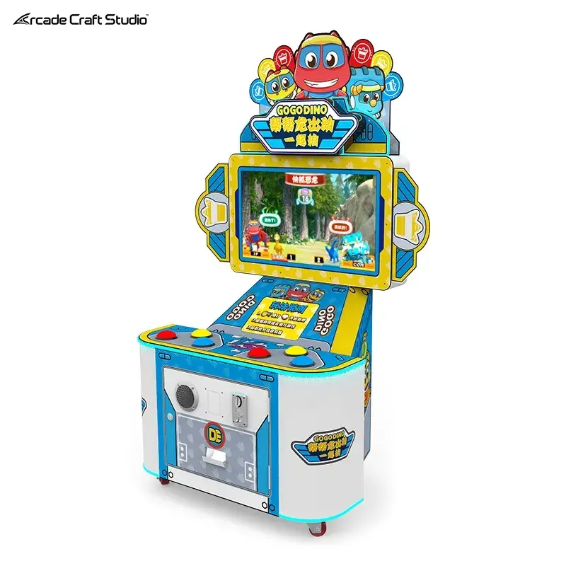 Dino Quick Press Video Arcade Ticket Game