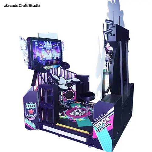 Crazy Jazz Drums Arcade Drum Machine Rhythm Game Arcade