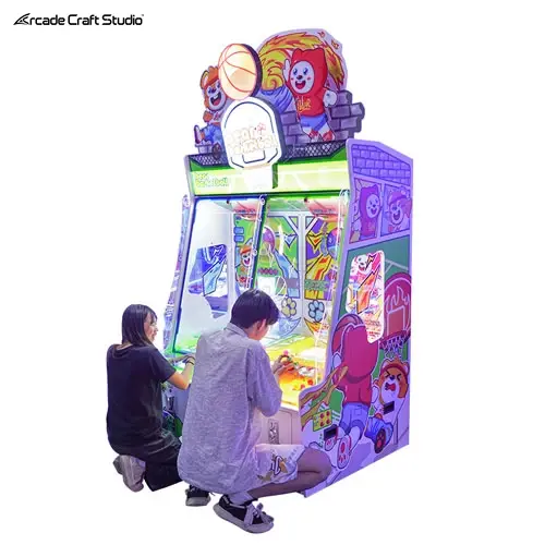 Bear Basketball Kids Ball Shooting Arcade Game