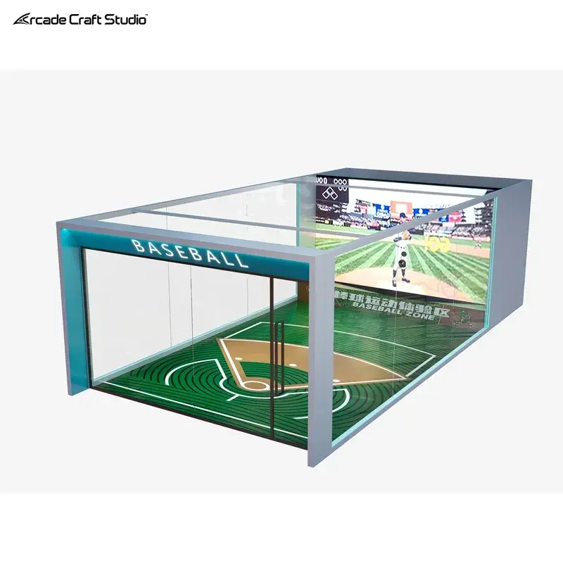 Indoor Baseball Hitting Cage Simulator