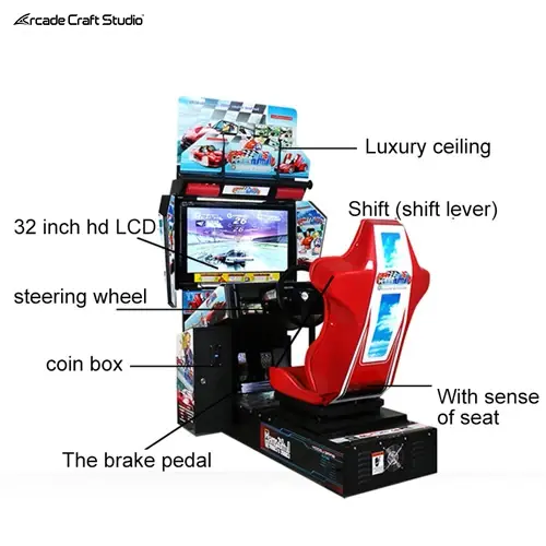 Coast Racer 2017 Driving Arcade Game Machine