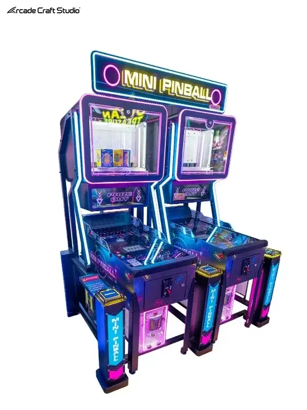 Mini Pinball 2 Players Coin Operated Pinball Machine