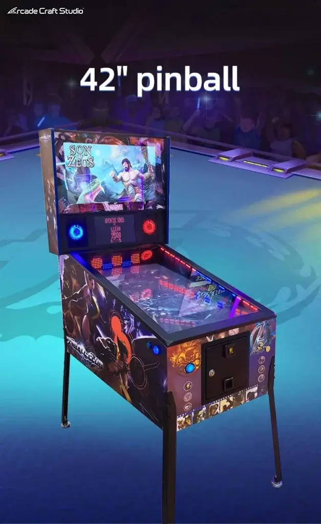 42 Inch 4K Virtual Pinball Machine