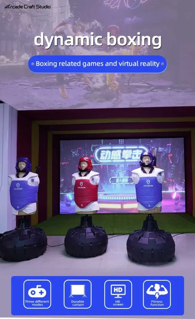 Projection Interactive Boxing Simulator