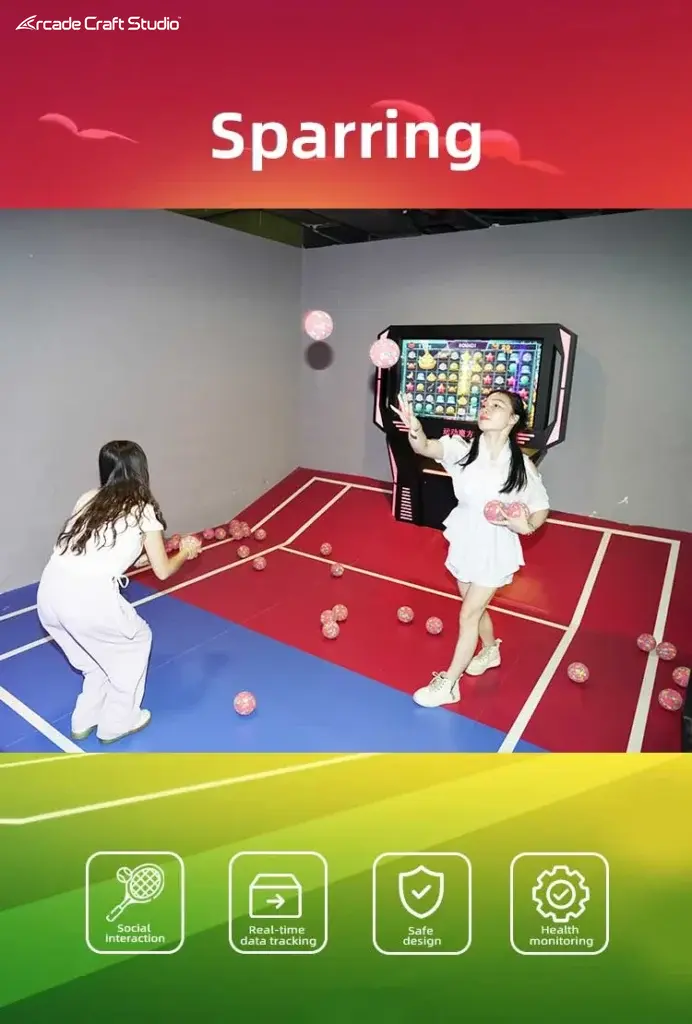 Multiplayer Battle Ball Smashing Game Machine