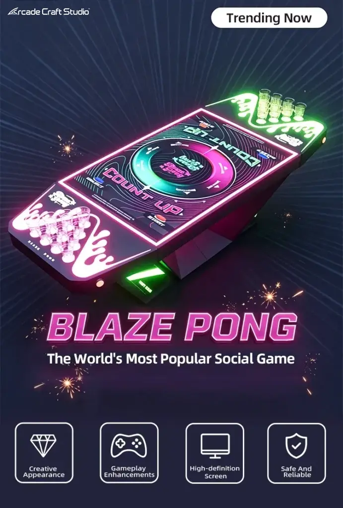 Blaze Pong Beer Pong Arcade Machine Bar Arcade Machine