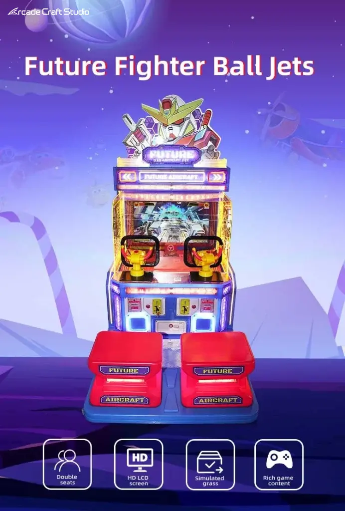 Future Aircraft Ball Shooting Game Arcade