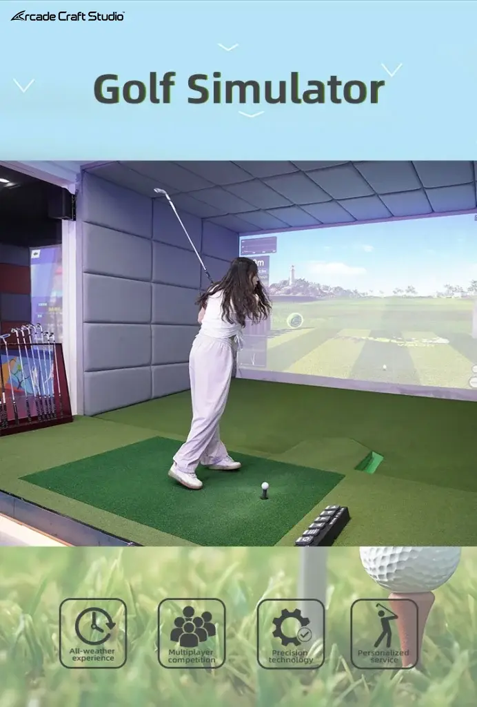 Customizable Basement Golf Simulator