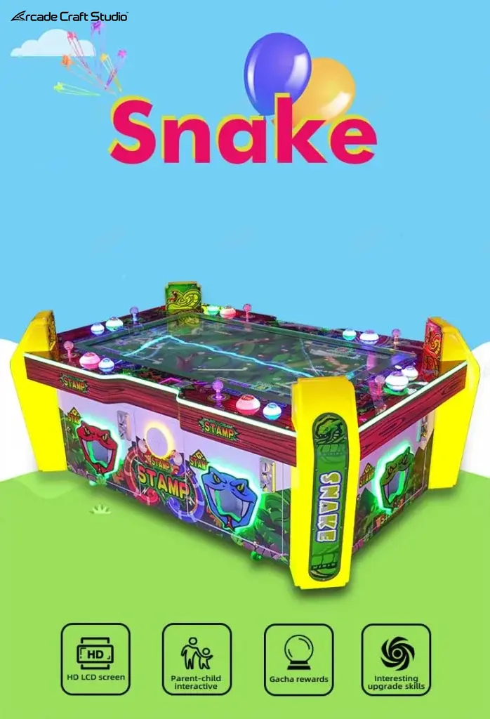 6 Players Snake Arcade Prize Ticket Game
