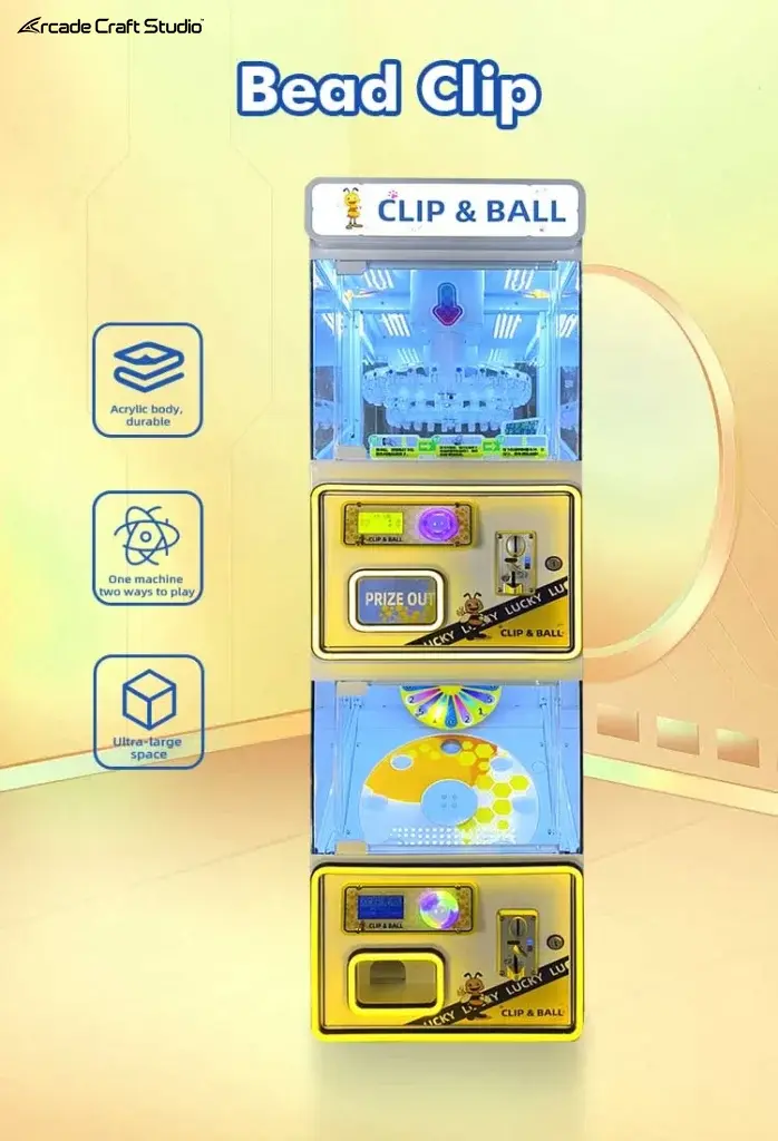 Clip & Ball Two In One Prize Ticket Game