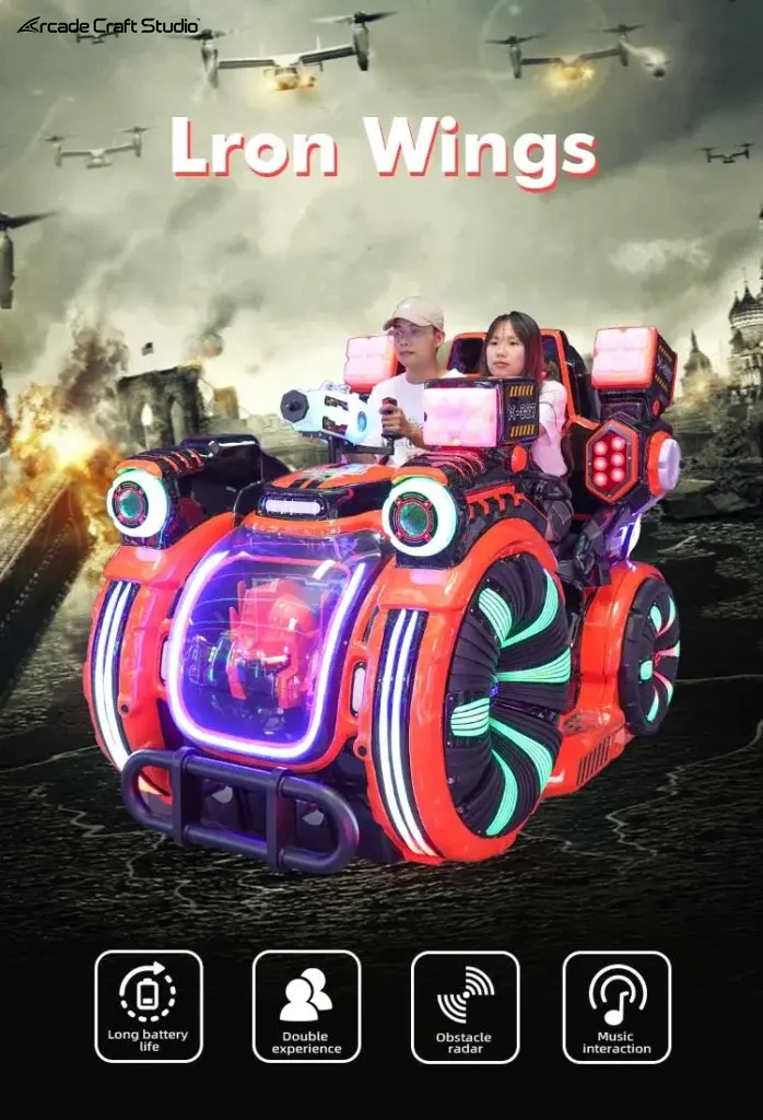 Lron Wings Electronic Amusement Park Cars