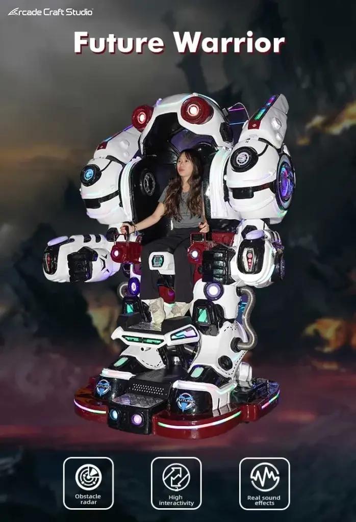 Future Warrior Amusement Robot Ride