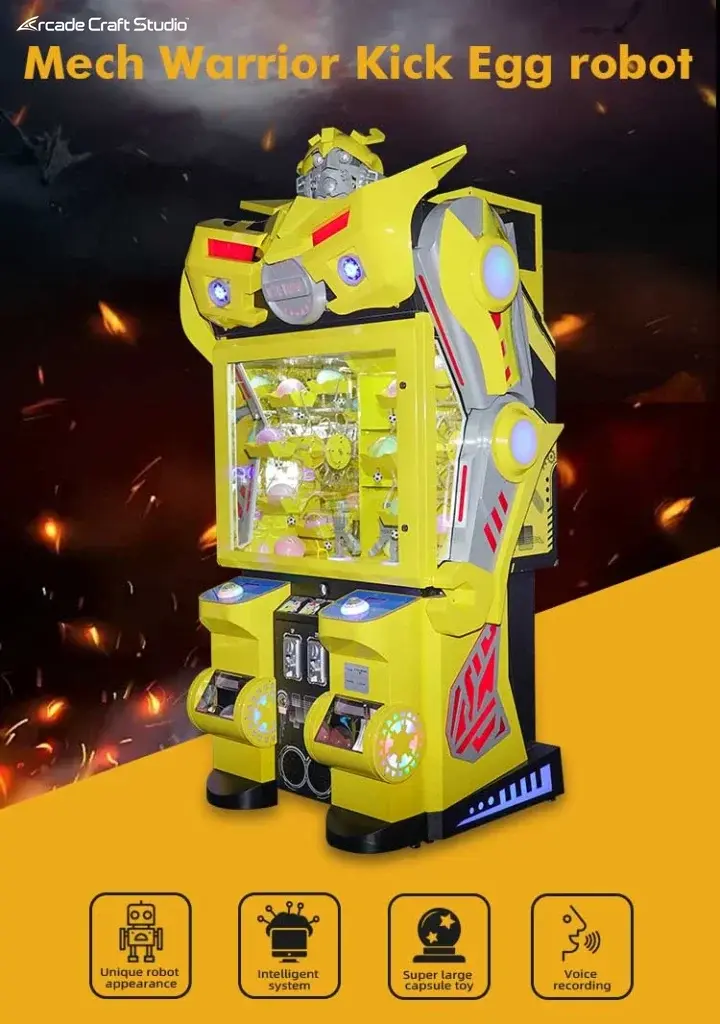 Mech Warrior Capsule Prize Machine
