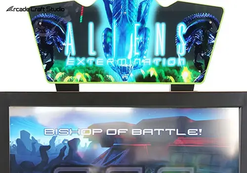 Alien Attack Arcade Shooting Game Machine