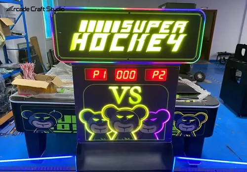 Super Hockey Air Hockey Arcade Game