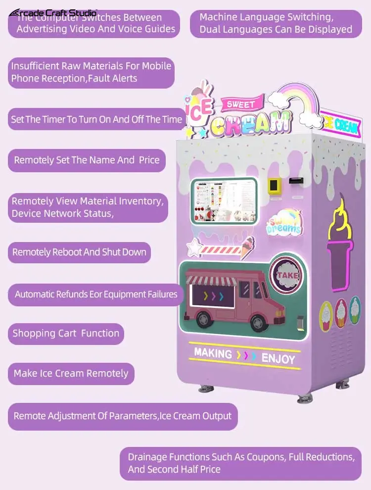 Automatic Ice Cream Vending Machine