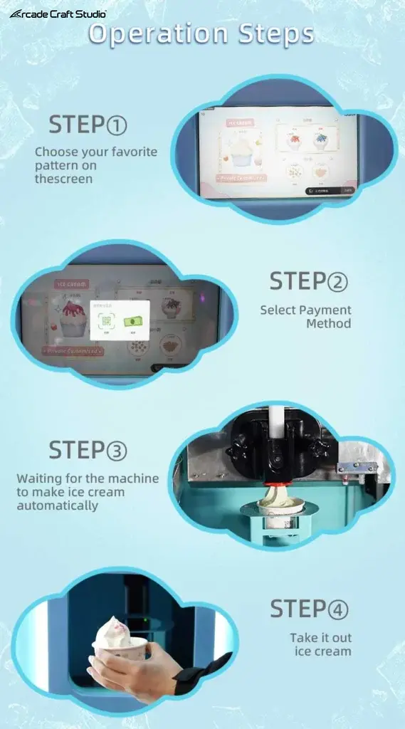 Soft Ice Cream Vending Machine