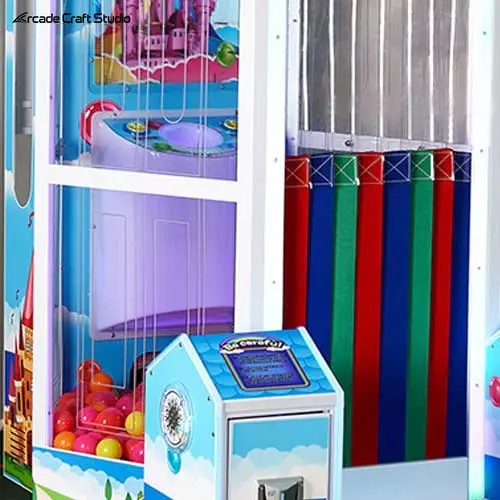 Rainbow Castle Ball Drop Arcade Machine Ticket Game