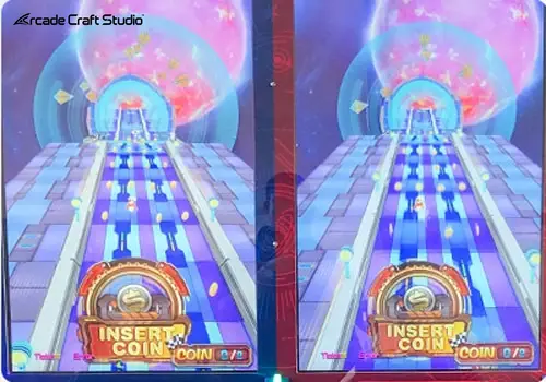Kids Spaceship Driving Arcade Machine