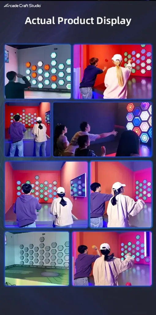 Crack Shot Multiplayer Ball Throwing Arcade Game
