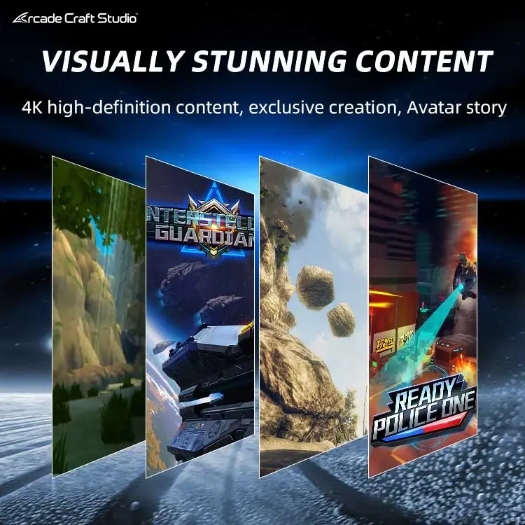 Two Player 360° Rotating 9d Vr Cinema
