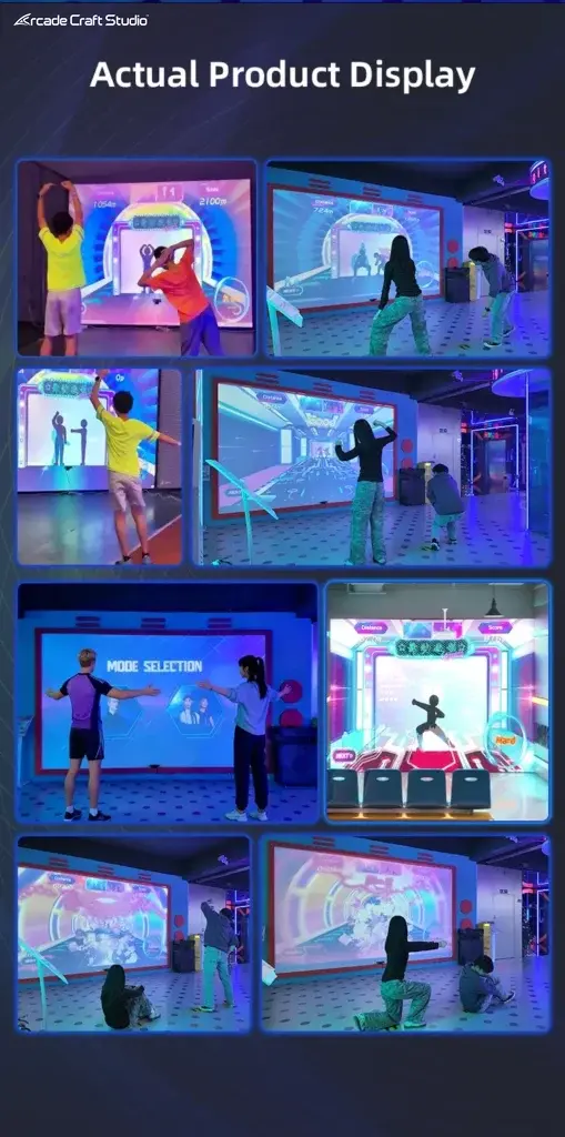 Hole In The Wall Projection Interactive Game