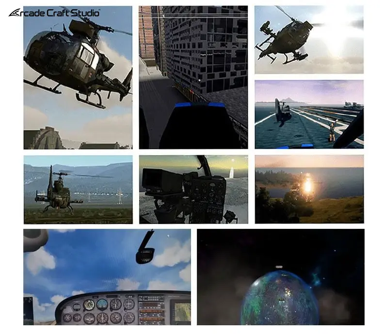 VR Flight Simulator Arcade Game