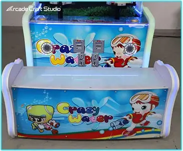 Crazy Water 2P Kids Water Gun Arcade Game